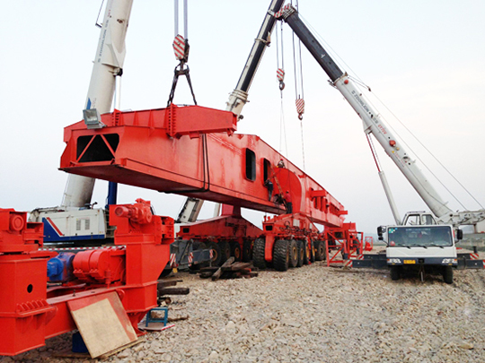 桥梁施工设备安装